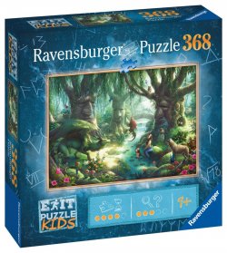 Ravensburger Puzzle Exit KIDS - V magickém lese 368 dílků 