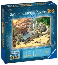 Ravensburger Puzzle Exit KIDS - Piráti 368 dílků 