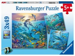 Ravensburger Puzzle - Pod vodou 3 x 49 dílků 