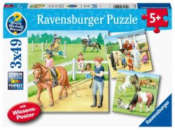 Ravensburger Puzzle - Koně 3 x 49 dílků 