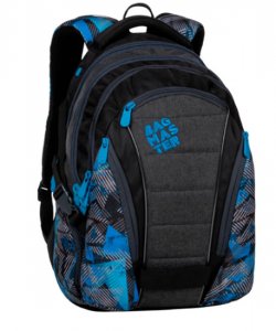 Bagmaster Studentský batoh BAG 20 D BLUE/GREY/BLACK
