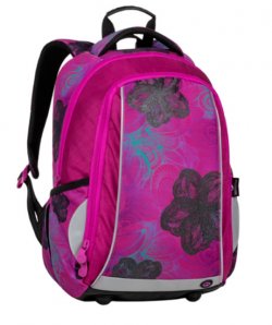 Bagmaster Studentský batoh MARK 20 A PINK/BLUE/TURQUOISE