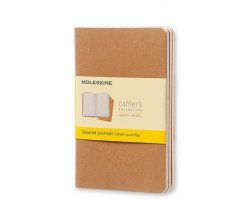 Moleskine Sešity 3 ks karton S, čtverečkované