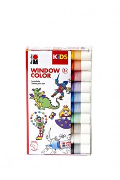 Marabu Sada KiDS Window Color 10 slupovacích barev