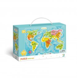 Dodo Puzzle Mapa Světa 100 dílků