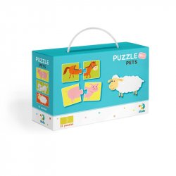 Dodo Puzzle Duo Zvířátka 12x2 dílků