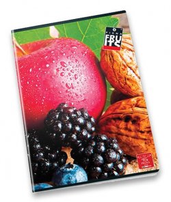 Školní sešit Pigna Fruits A4, čtverečkovaný, 40 listů, mix motivů