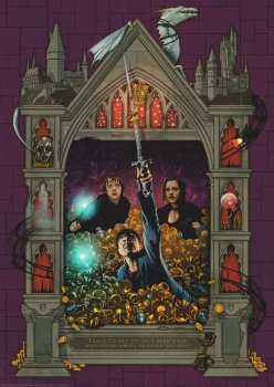 Ravensburger Puzzle Harry Potter - Trezor v Gringottovic bance 1000 dílků