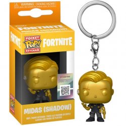 Funko POP Keychain: Fortnite - Midas (limited Metallic Edition)