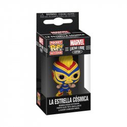 Funko POP Keychain: Marvel Luchadores - Captain Marvel (klíčenka)