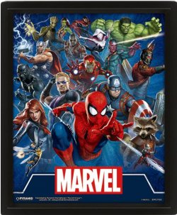 3D obraz Marvel