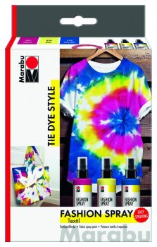 Marabu Sada barev na textil ve spreji - Tie Dye Style