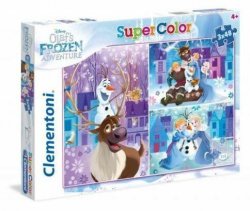 Clementoni Puzzle Supercolor Frozen-Olaf / 3x48 dílků