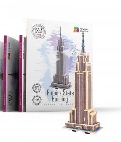 NiXiM Dřevěné 3D puzzle - Empire State Building