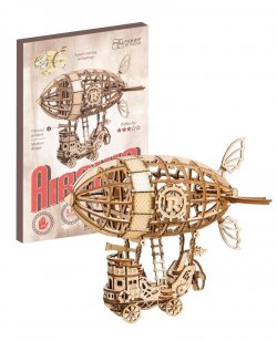NiXiM Dřevěné 3D puzzle - Vzducholoď