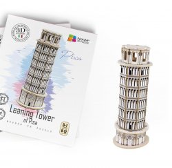 NiXiM Dřevěné 3D puzzle - Šikmá věž v Pise
