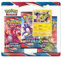 Pokémon TCG: Sword and Shield Battle Styles - 3 Blister Booster