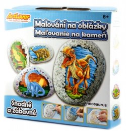 Malování na kameny Dinosaurus