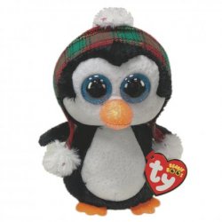 TY Boos CHEER - vánoční tučňák 15  cm