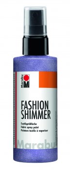 Marabu Fashion Shimmer na tmavý textil třpytivý - lila 100 ml