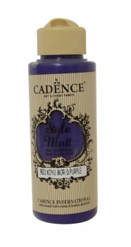 Cadence Matná akrylová barva Style Matt 120 ml - tmavá fialová