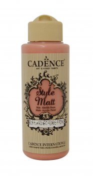 Cadence Matná akrylová barva Style Matt 120 ml - růžová plameňák