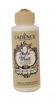 Cadence Matná akrylová barva Style Matt 120 ml - bílá