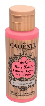 Cadence Klasická textilní barva Style Matt Fabric 50 ml - cukrová růžová