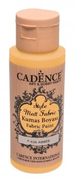 Cadence Klasická textilní barva Style Matt Fabric 50 ml - jantarová