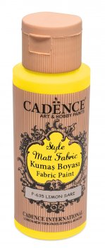 Cadence Klasická textilní barva Style Matt Fabric 50 ml - citrónová