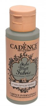 Cadence Klasická textilní barva Style Matt Fabric 50 ml - tmavá zelená