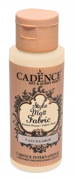 Cadence Klasická textilní barva Style Matt Fabric 50 ml - lněná žlutá