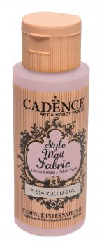 Cadence Klasická textilní barva Style Matt Fabric 50 ml - starorůžová