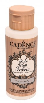 Cadence Klasická textilní barva Style Matt Fabric 50 ml - karamelová