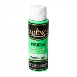 Cadence Premium akrylová barva 70 ml - neonově zelená