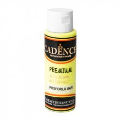 Cadence Premium akrylová barva 70 ml - neonově žlutá