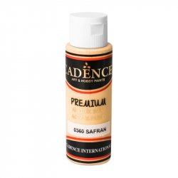 Cadence Premium akrylová barva 70 ml - šafránová žlutá