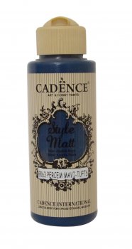 Cadence Matná akrylová barva Style Matt 120 ml - pruská modrá