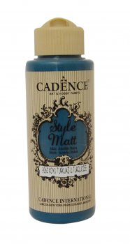 Cadence Matná akrylová barva Style Matt 120 ml - tmavá tyrkysová