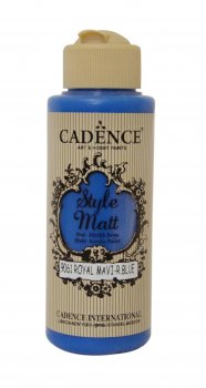 Cadence Matná akrylová barva Style Matt 120 ml - královská modrá