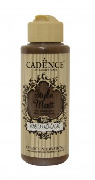 Cadence Matná akrylová barva Style Matt 120 ml - hnědá kakao