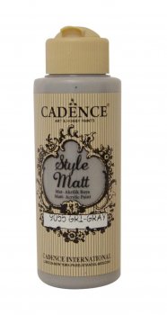 Cadence Matná akrylová barva Style Matt 120 ml - šedá