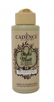 Cadence Matná akrylová barva Style Matt 120 ml - zelená šalvěj