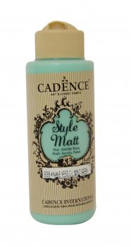 Cadence Matná akrylová barva Style Matt 120 ml - mátová pastelová 