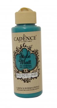 Cadence Matná akrylová barva Style Matt 120 ml - světlá mořská zelená