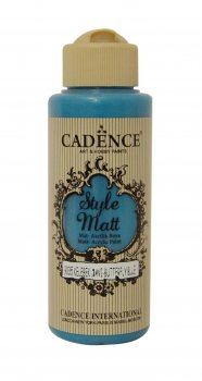 Cadence Matná akrylová barva Style Matt 120 ml - modrá motýlí