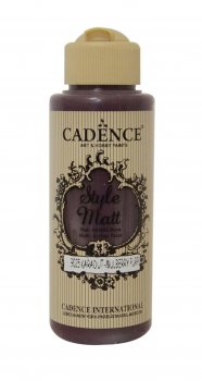 Cadence Matná akrylová barva Style Matt 120 ml - fialová moruše