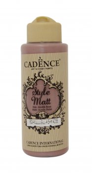 Cadence Matná akrylová barva Style Matt 120 ml - růžová popelavá