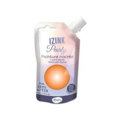 Aladine IZINK Perleťová barva 80 ml - oranžová