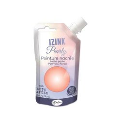 Aladine IZINK Perleťová barva 80 ml - broskvová